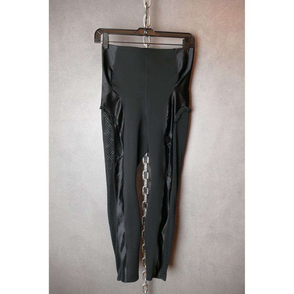 $150 Nike Women's Size M Black High-Waisted 7/8 Training‎ Mesh Tights CU6160-010 - Picture 2 of 9